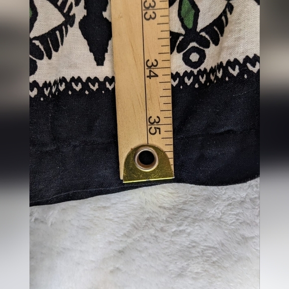 Haute Hippie Green and Beige Palozzo Linen Blend Wide Leg Pants Sz 1X - Picture 7 of 11